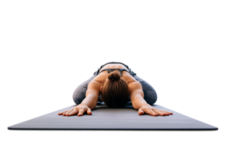 mujer pilates. sin fondo